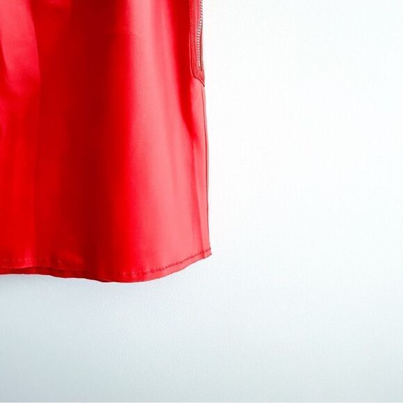 Club Monaco Jodi Skirt Mini Orange Lined Women's 6 NWT - Picture 3 of 8